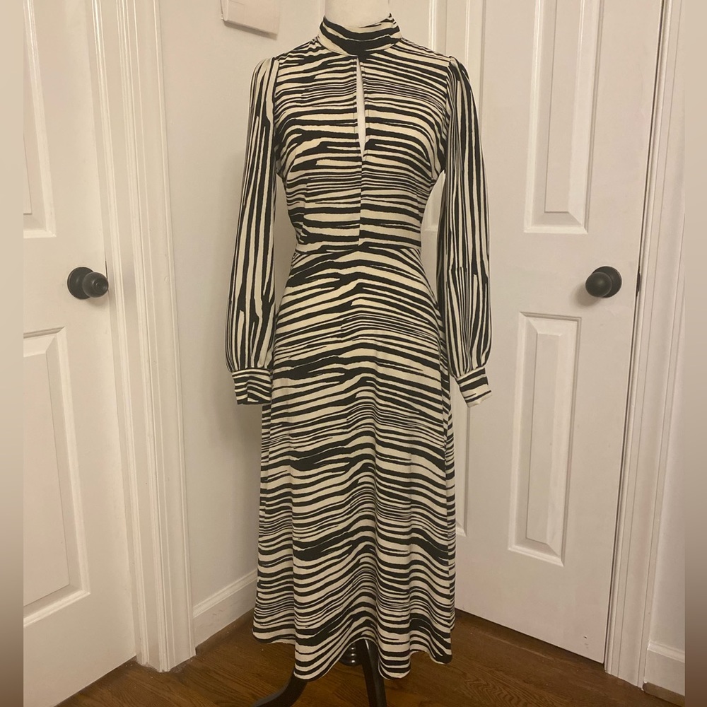 Banana Republic zebra print dress